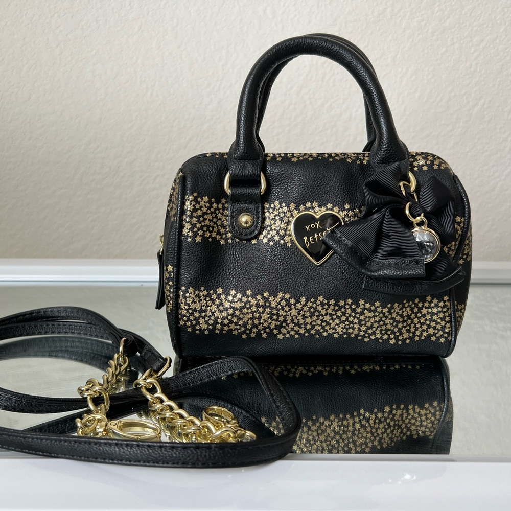 Be Mine by Betsey Johnson Satchel Crossbody Bag